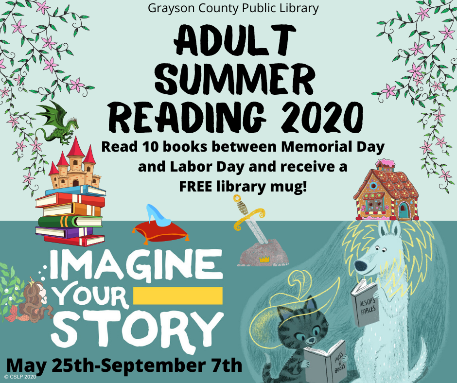 Adult Summer Reading 2020 Grayson County Public Library 